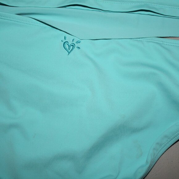 Blue & Purple 2 Pcs Justice Tankini Swimsuit Size 14 - Picture 12 of 13